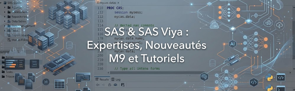 SAS & SAS Viya : Expertises, Nouveautés M9 et Tutoriels