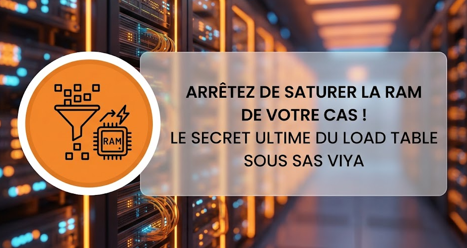 Illustration : Arrêtez de saturer la RAM de votre CAS ! Le secret ultime du Load Table sous SAS Viya