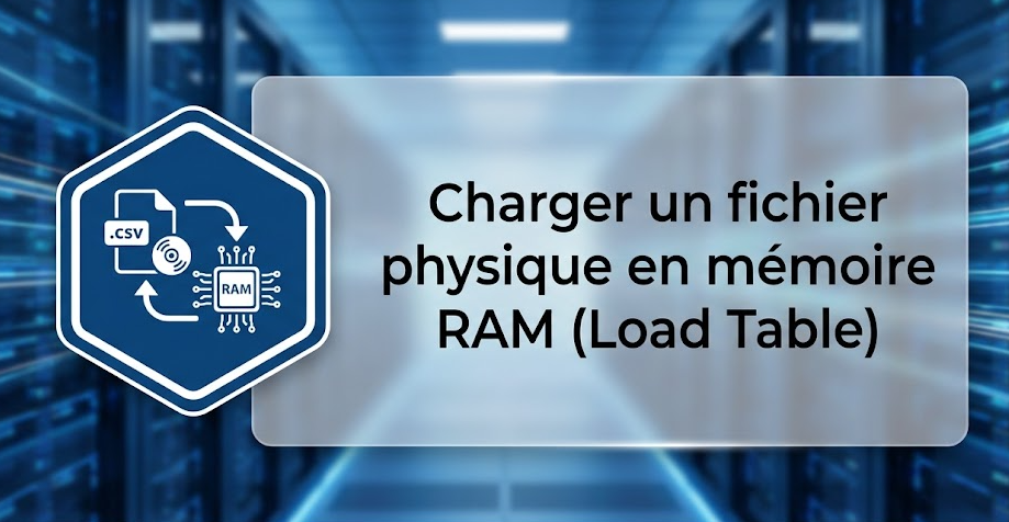 Charger un fichier physique en mémoire RAM (Load Table)