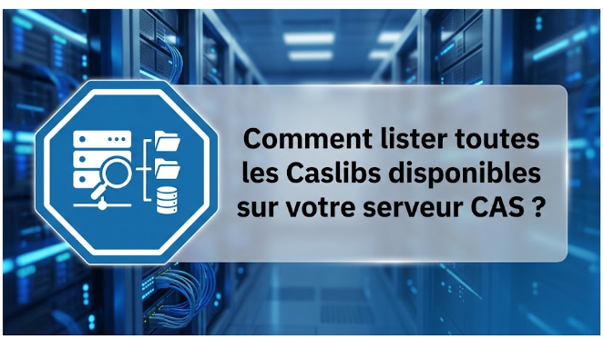 Illustration : Comment lister toutes les Caslibs disponibles sur votre serveur CAS ?