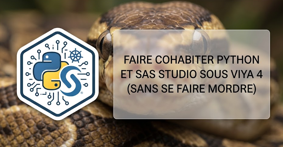 Faire cohabiter Python et SAS Studio sous Viya 4 (sans se faire mordre)