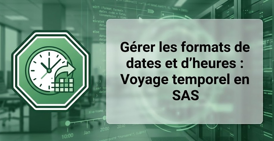 Illustration : Gérer les formats de dates et d'heures : Voyage temporel en SAS