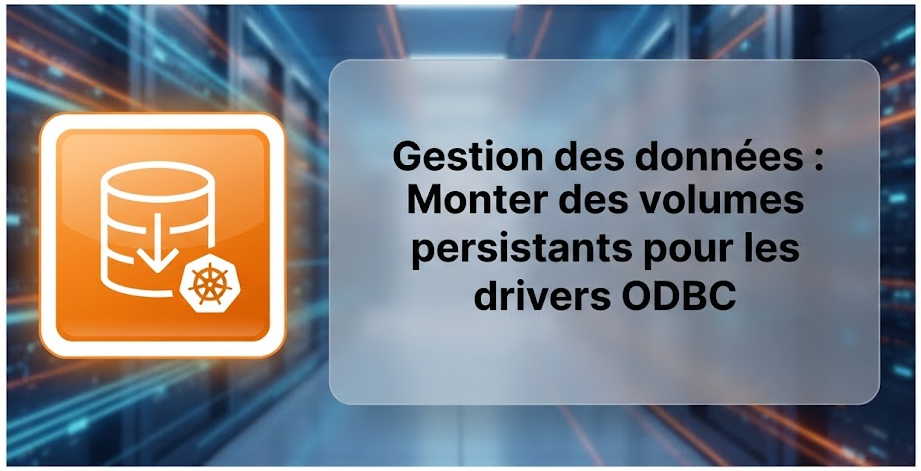 Gestion des données : Monter des volumes persistants pour les drivers ODBC