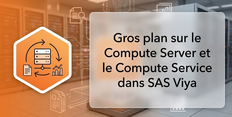 Gros plan sur le Compute Server et le Compute Service dans SAS Viya