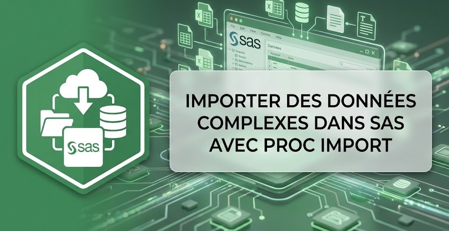 Importer des données complexes dans SAS avec PROC IMPORT