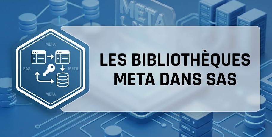 Illustration : Les bibliothèques META dans SAS