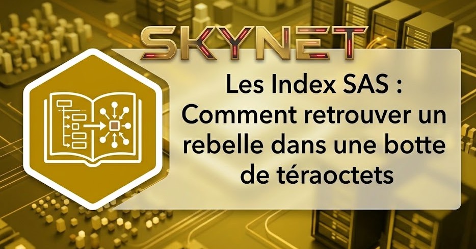 Illustration : Les Index SAS : Comment retrouver un rebelle dans une botte de téraoctets