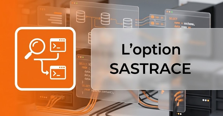 Illustration : L'option SASTRACE