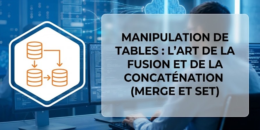 Illustration : Manipulation de tables : L'art de la Fusion et de la Concaténation (MERGE et SET)