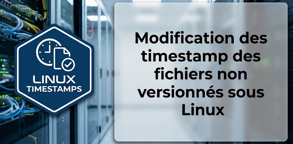 Illustration : Modification des timestamp des fichiers non versionnés sous Linux