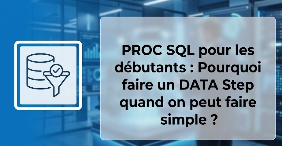 Illustration : PROC SQL pour les débutants : Pourquoi faire un DATA Step quand on peut faire simple ?