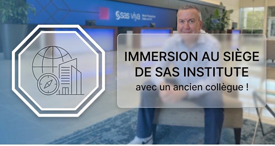 Quelle surprise dans Les Échos : immersion au siège de SAS Institute avec un ancien collègue !