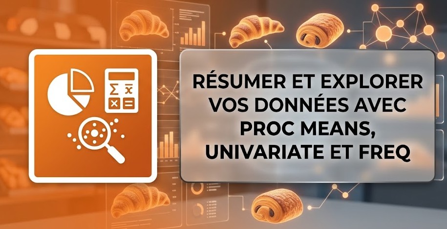 Illustration : Résumer et explorer vos données avec PROC MEANS, UNIVARIATE et FREQ