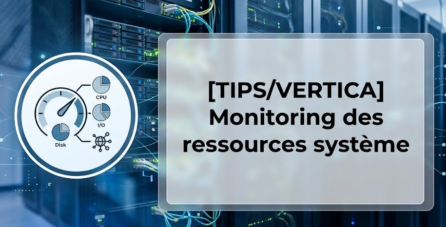 Illustration : [TIPS/VERTICA] Monitoring des ressources système