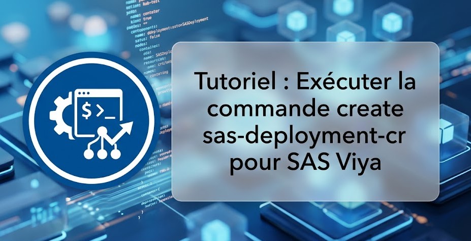 Illustration : Tutoriel : Exécuter la commande create sas-deployment-cr pour SAS Viya