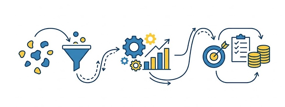 Comment l'action countregFitModel permet-elle d'analyser les donnees de comptage et quels sont les cas d'usage metier ?