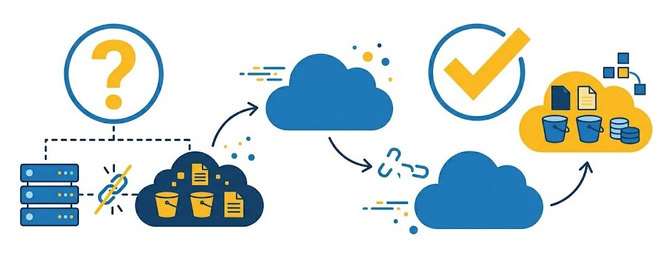 La suppression d'une région via dropRegion impacte-t-elle les données stockées sur AWS S3 ?