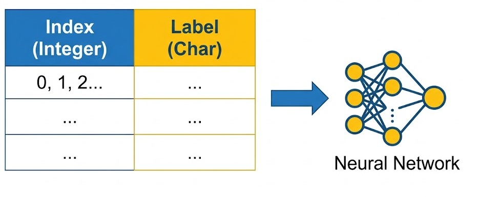 Schéma : Quelles sont les exigences strictes concernant la structure de la table labelTable ?
