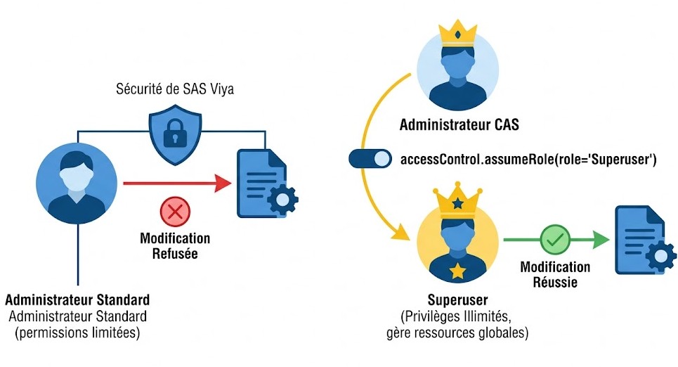 Schéma : Quels sont les privilèges requis pour administrer les formats au niveau du système ?